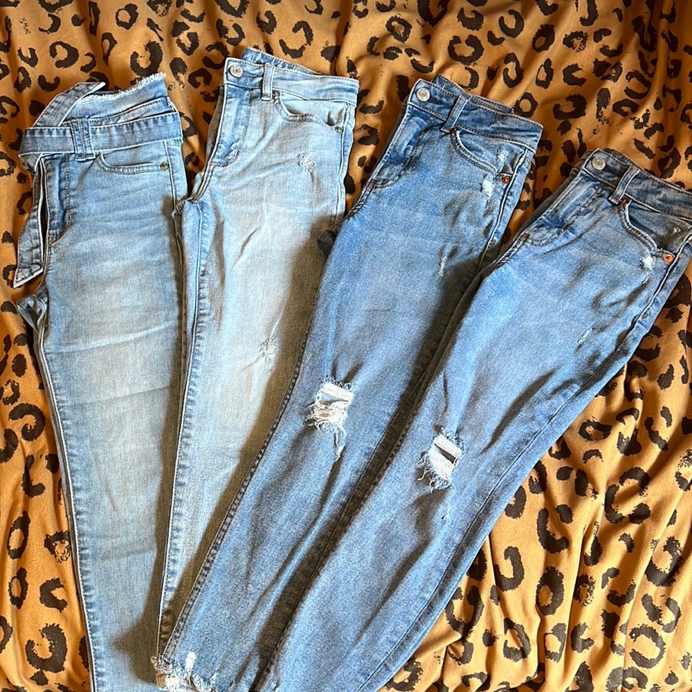 Bundle of girls jeans